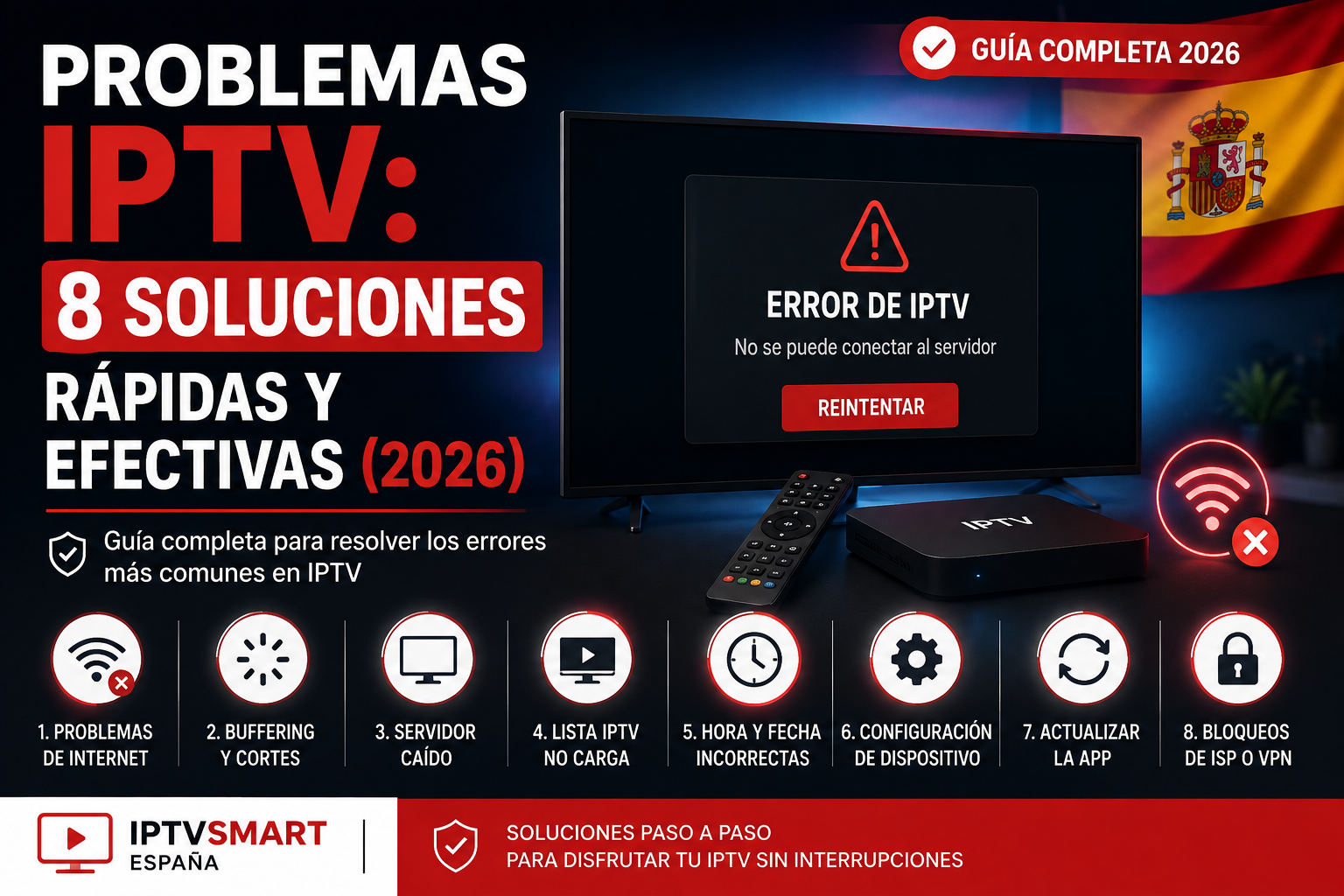 problemas iptv soluciones